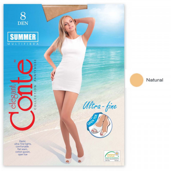 Conte, Summer 8 DEN, zehenlos, Strumpfhose